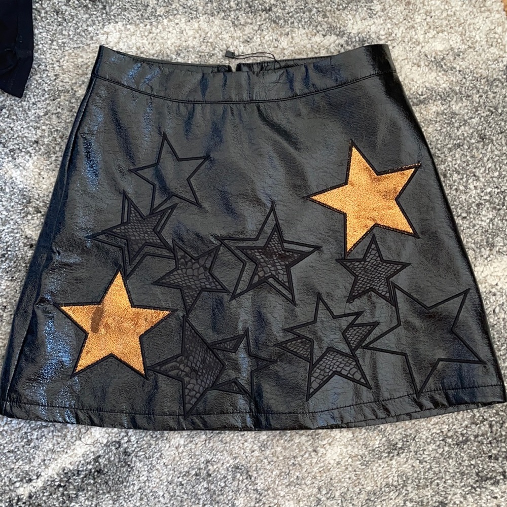 Black star skirt